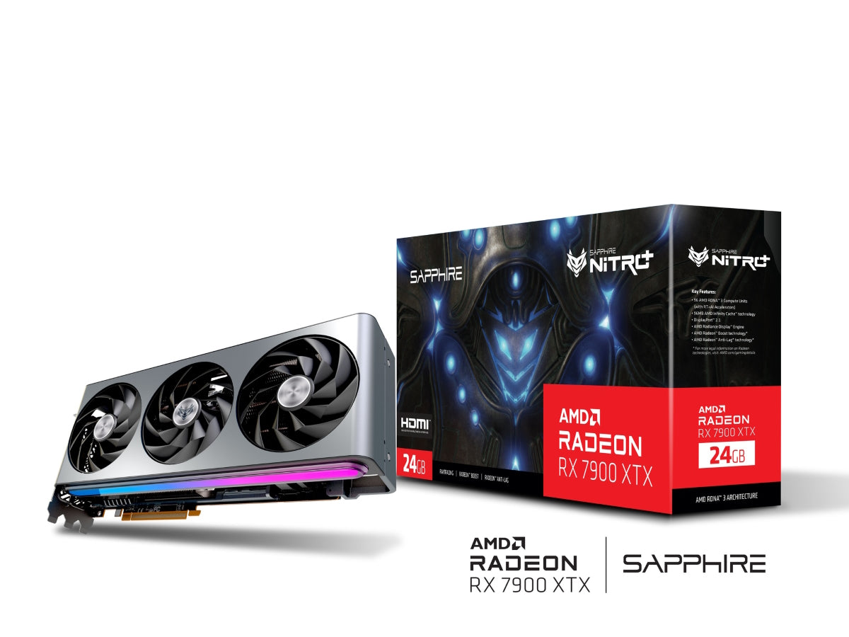 SAPPHIRE NITRO+ Radeon RX 7900 XTX GAMING OC VAPOR-X 24GB GDDR6