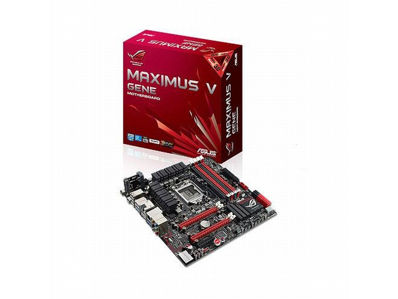 ASUS MAXIMUS V GENE マザーボード intel Z77 LGA1155 MicroATX M-ATX ASUS Maximus V Gene Intel Z77 Express LGA 1155 Review - The Board