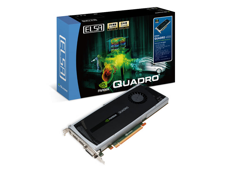 ELSA Quadro 4000(EQ4000-2GER) / OVERCLOCK WORKS