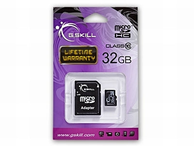 G.Skill FF-TSDG32GA-C10 MicroSDHCCard 32GB CLASS10