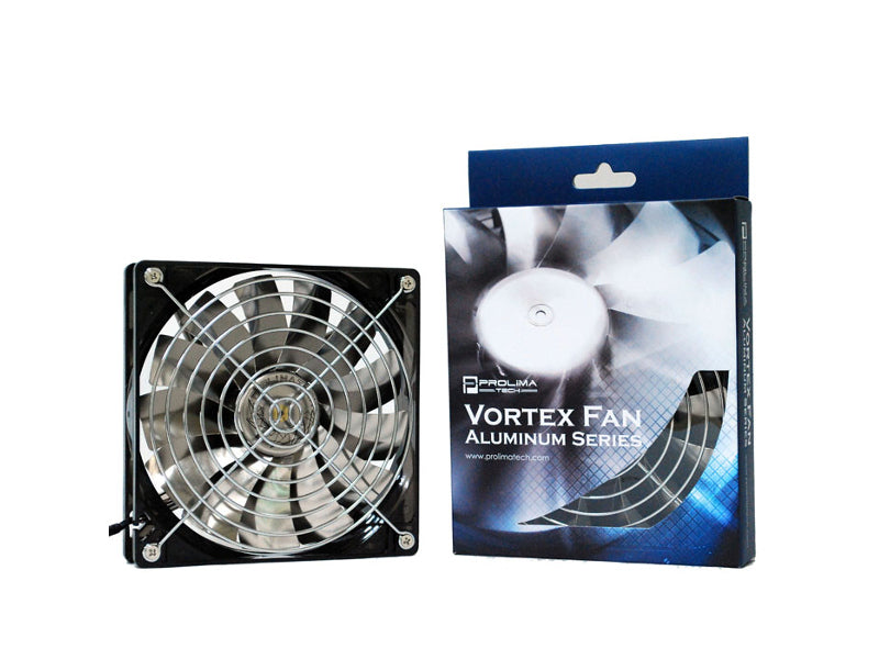 Prolimatech Vortex Fan Aluminum Series (Green LED)