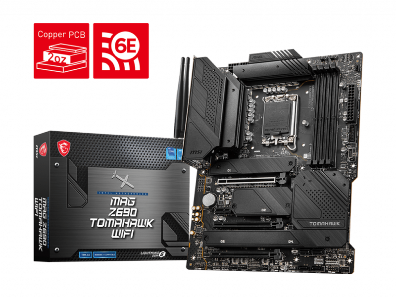 Intel 12Gen 3点セット【Intel Core i5-12600K + MSI MAG Z690 TOMAHAWK WIFI (DDR5) + G.SKill Trident Z5 F5-5600U3636C16GX2-TZ5K（DDR5-5600 CL36 16GB×2）