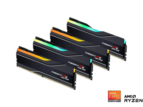 G.Skill 256GBメモリキット Trident Z5 Neo RGB F5-6000J3644D64GX4-TZ5NR  (DDR5-6000 CL36 64GB×4)入荷しました！！