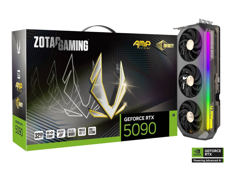 【完売しました。】ZOTAC GAMING GeForce RTX 5090 AMP Extreme INFINITY 再入荷しました。