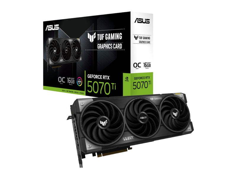 【完売しました。】ASUS TUF Gaming GeForce RTX 5070 Ti 16GB GDDR7 OC Edition 入荷しました。