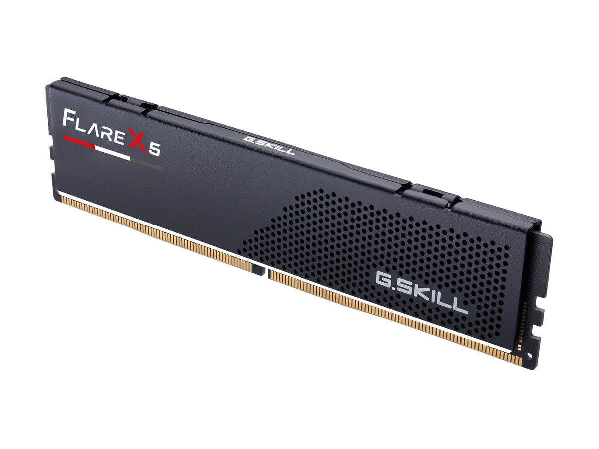 G. Skill rgb flare x5 amd expo | ddr5 | 48gb kit (2x24gb) | 5200mhz | cl40 | 1,1v | f5-5200j4040a24gx2-fx5 | low profile ram pomnilnik 1 Ddr5 48gb 5200mhz cl40 kit (2x24gb) g. Skill g. Skill rgb flare x5 amd expo 1,1v gaming črna – low profile (f5-5200j4040a24gx2-fx5) komponentko