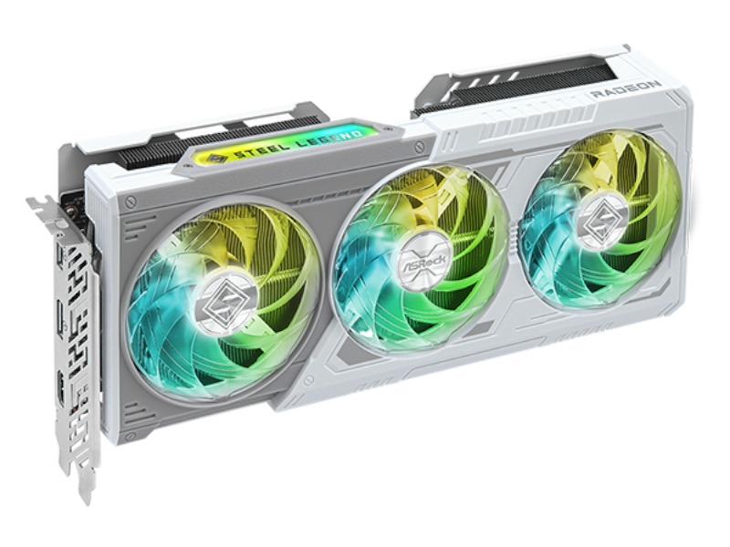 ASRock AMD Radeon RX 9060 XT Steel Legend 16GB OC / OVERCLOCK WORKS ASRock AMD Radeon RX 9060 XT Steel Legend 16GB OC / OVERCLOCK WORKS
