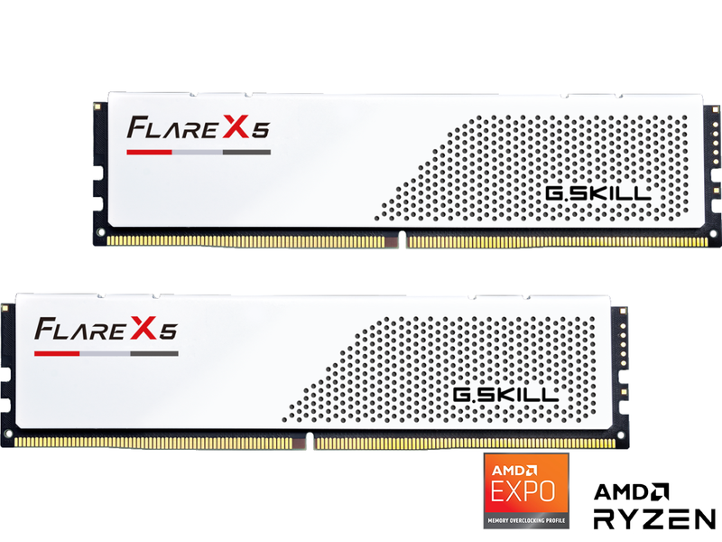 G.Skill Flare X5 F5-6000J3036F48GX2-FX5W (DDR5-6000 CL30 48GB×2) 4580519698975