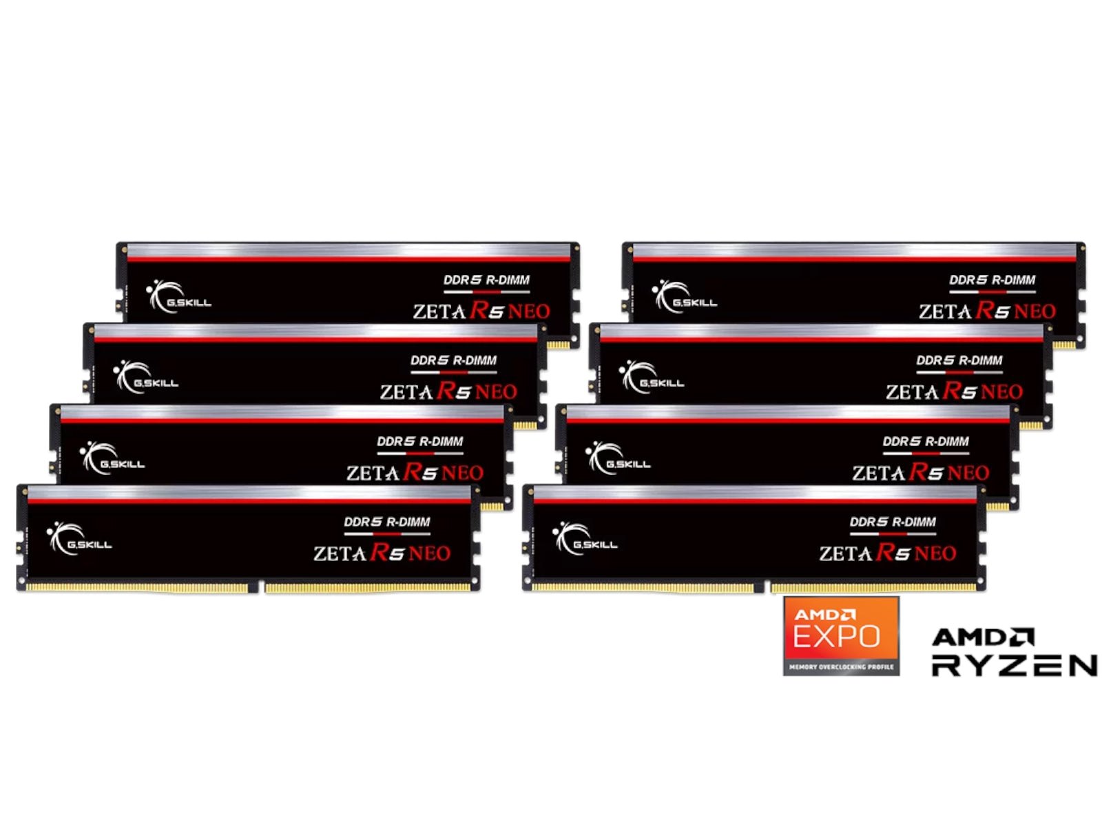G.Skill Zeta R5 Neo F5-6000R3036G16GE8-ZR5NK (DDR5-6000 CL30 16GB×8) 4 ...