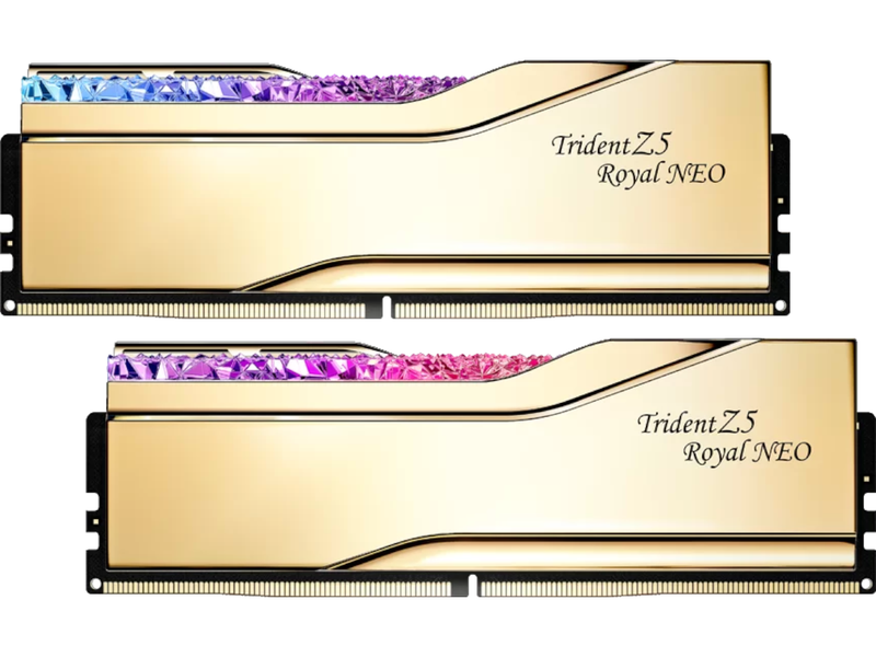 G.Skill Trident Z5 Royal Neo F5-6000J2836F48GX2-TR5NG (DDR5-6000 CL28 48GB×2) 4580519699347