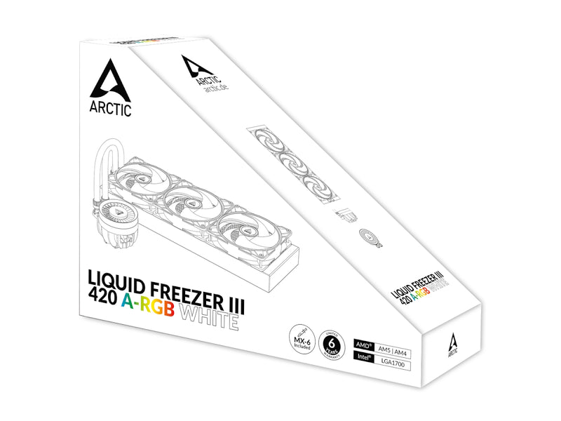 ARCTIC Liquid Freezer III 420 A-RGB (White)