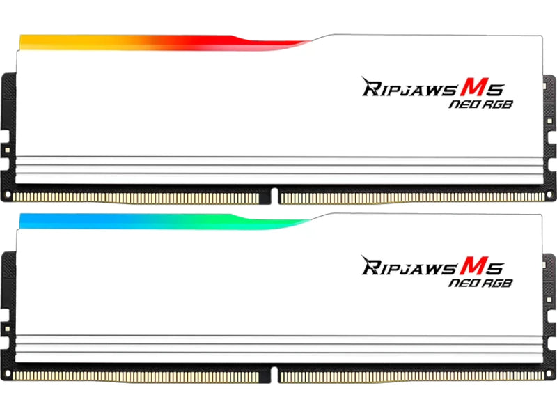 G.Skill Ripjaws M5 Neo RGB F5-6000J3238G32GX2-RM5NRW (DDR5-6000 CL32 32GB×2) 4580519698883