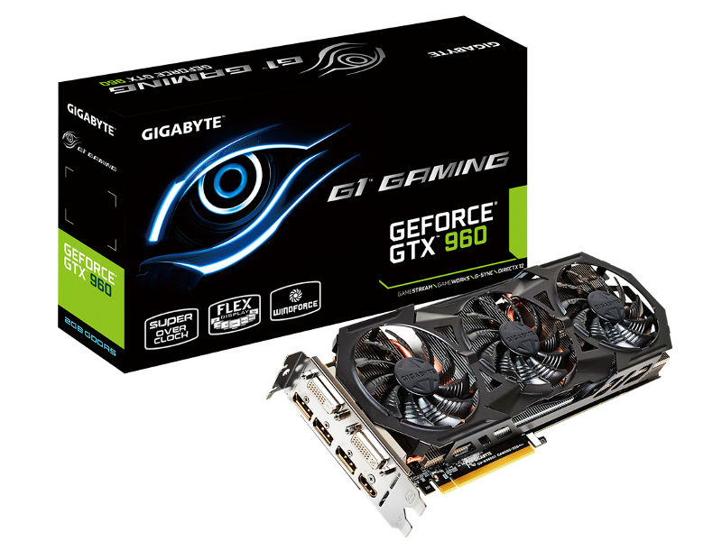 GIGABYTE GeForce GTX 960 (GV-N960G1 GAMING-2GD)