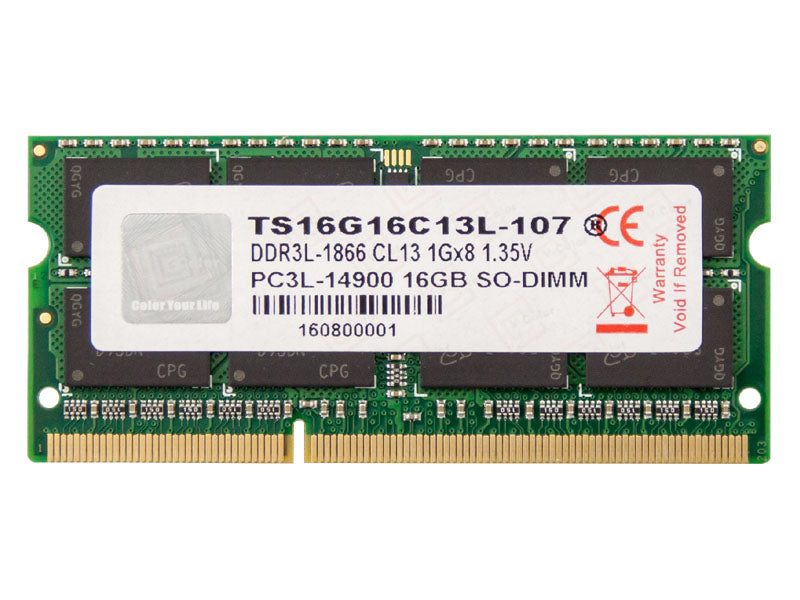 V-Color DDR3L-1866 16GB (iMac Late2015 5K用増設メモリ)