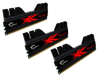 G.Skill F3-12800CL6T-3GBTD (DDR3-1600 CL6 1GB×3)