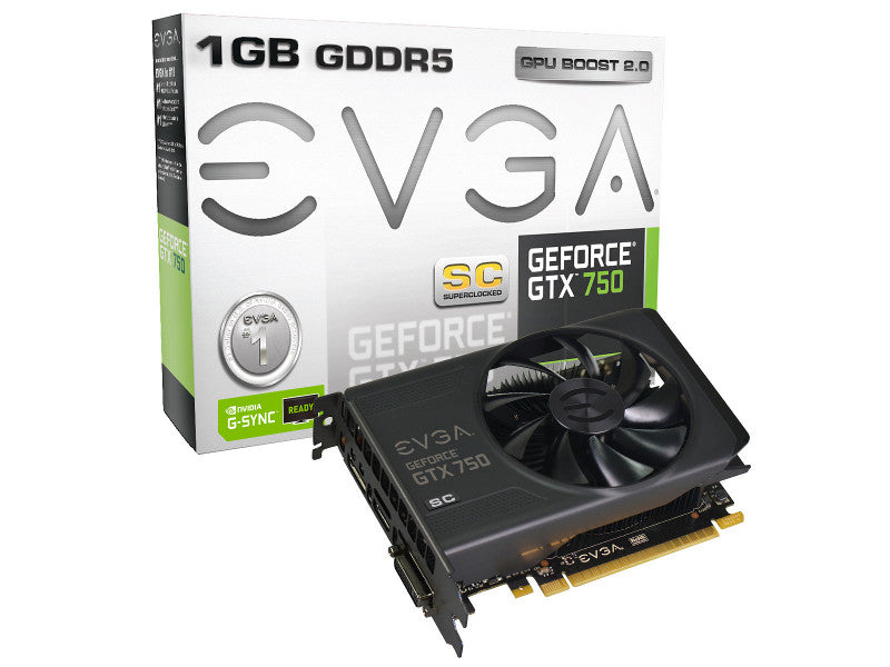 EVGA GeForce GTX 750 SC (01G-P4-2753-KR)
