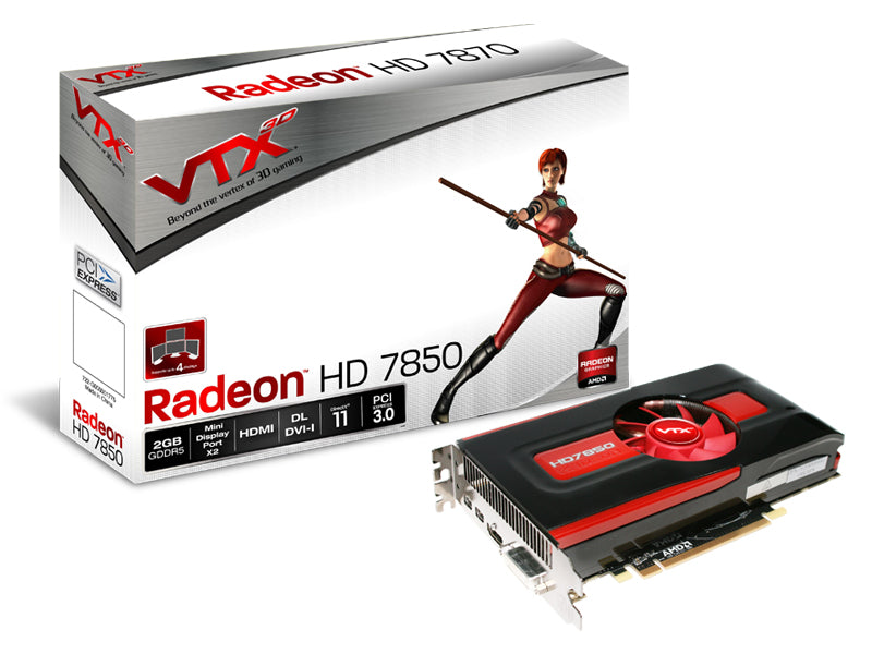 VTX3D HD7850 2GB GDDR5 (VX7850 2GBD5-2DH)