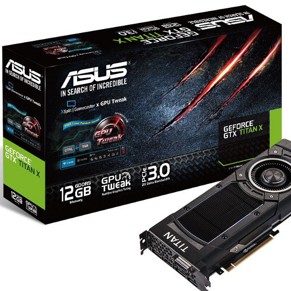 ASUS GeForce GTX TITAN X (GTXTITANX-12GD5) / OVERCLOCK WORKS