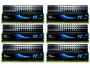 G.Skill F3-12800CL6T2-12GBPIS(DDR3-1600 CL6 2GB×6)