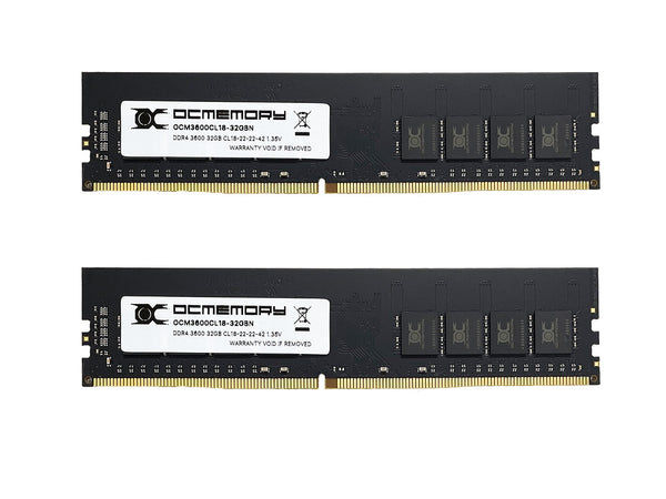 OCMEMORY OCM3600CL18D-64GBN (DDR4-3600 CL18 32GB×2)