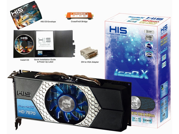 HIS HD7870 GDDR5 2GB PCI-E IceQX H787QN2G2M