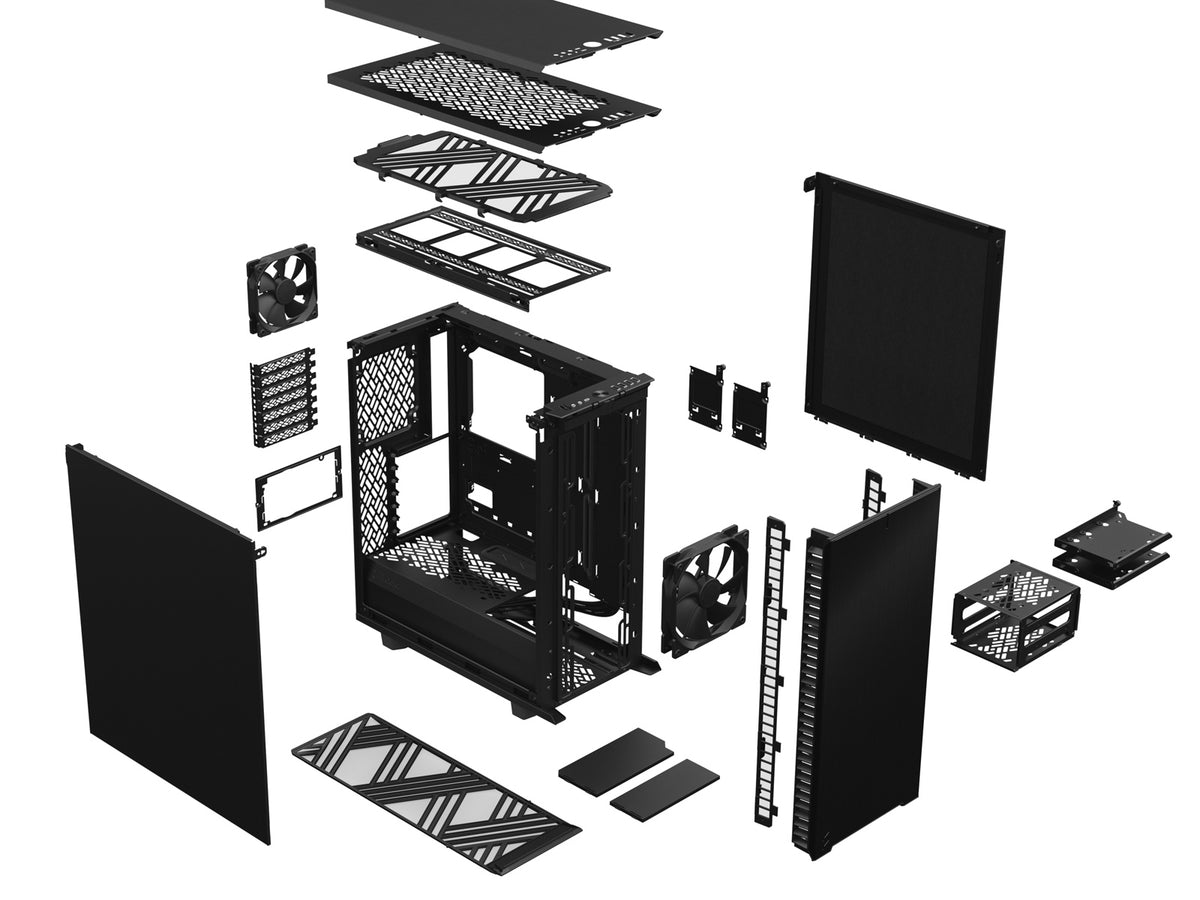 Fractal Design Define 7 Compact Black Solid / OVERCLOCK WORKS