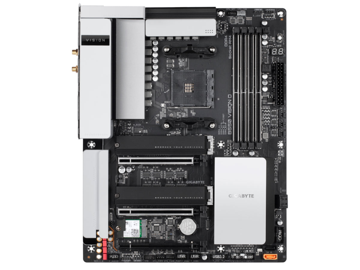 GIGABYTE/マザーボード B550 VISION D (ジャンク扱い) GIGABYTE B550 VISION D (rev. 1.0) / OVERCLOCK WORKS