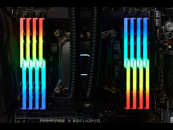 G.Skill F4-3600C16Q2-64GTZR (DDR4-3600 CL16 8GB×8) / OVERCLOCK WORKS
