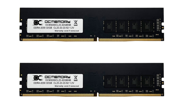OCMEMORY OCM3200CL22D-64GBNB (DDR4-3200 CL22 32GB×2)
