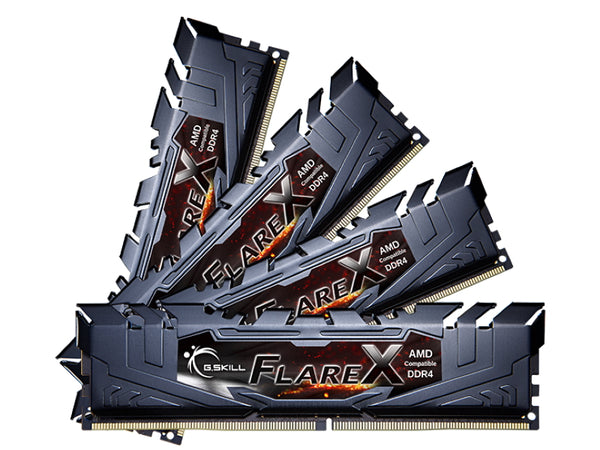 G.Skill F4-3200C16Q-32GFX (DDR4-3200 CL16 8GB×4)