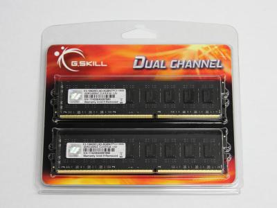G.Skill F3-10600CL9D-8GBNT  (DDR3-1333 CL9 4GB×2)