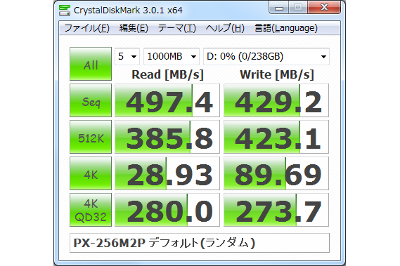 Plextor PX-256M2P (SSD 2.5インチ 256GB SATAIII)