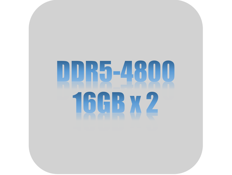 DDR5-4800 CL40 16GB×2