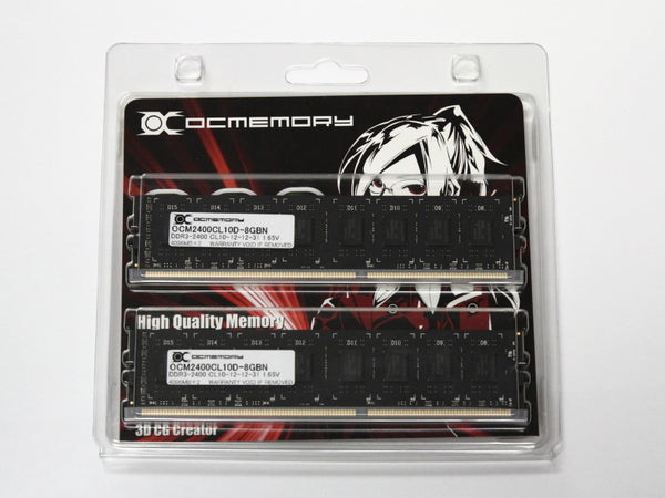 OCMEMORY OCM2400CL10D-8GBN (DDR3-2400 CL10 4GB×2)
