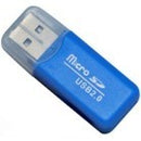 秋葉セレクト　AK-TF01BL(青)　USBカードリーダー